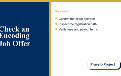 How to Check a Chrome Encoding Job Offer Before You Register
